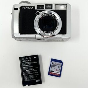 Pentax Optio 750Z 7MP CCD Digital Camera Tested Working READ AS-IS